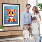 Niedliches Cartoon Tiger Baby Diamond Painting