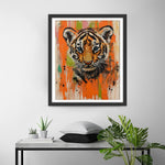 Niedliches Tiger-Baby Diamond Painting
