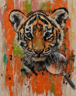 Niedliches Tiger-Baby Diamond Painting