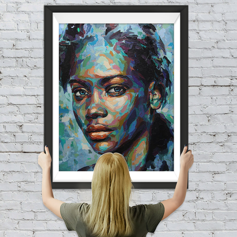 Ölgemälde Frau Diamond Painting