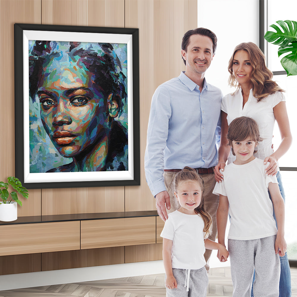 Ölgemälde Frau Diamond Painting