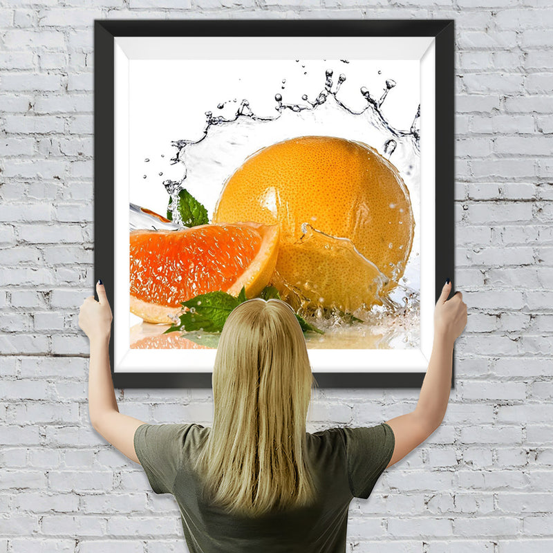 Orange in Wasser Diamond Painting