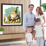 Ostern Zwerg und Hase Diamond Painting