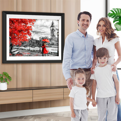 Paar in der Stadt Diamond Painting
