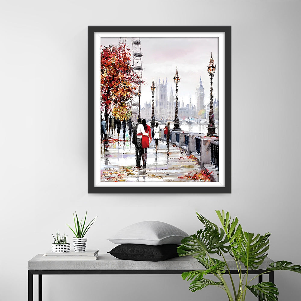 Pärchen unter dem Riesenrad Diamond Painting