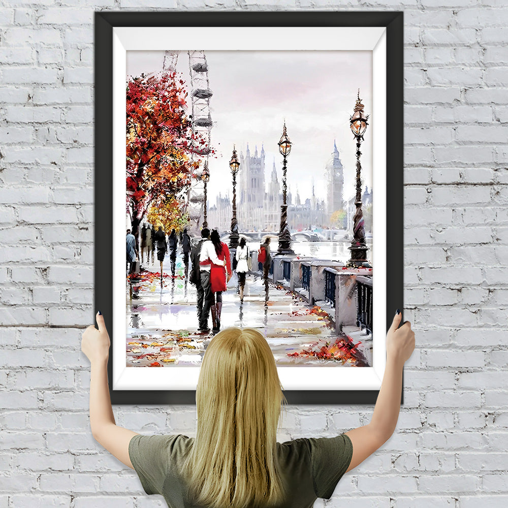 Pärchen unter dem Riesenrad Diamond Painting