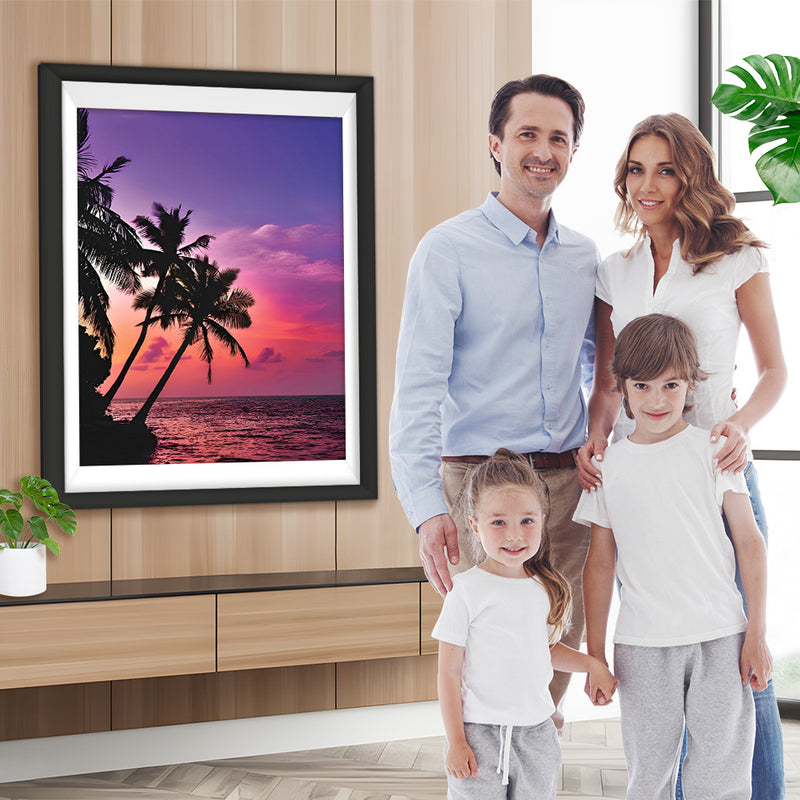 Palmen am Meer Diamond Painting
