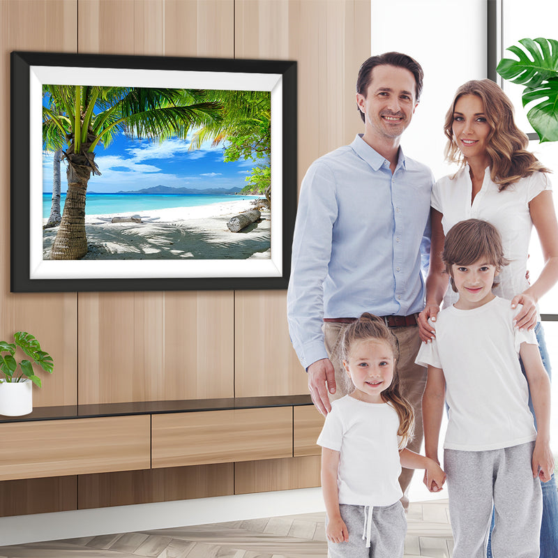 Palmen am Strand Diamond Painting