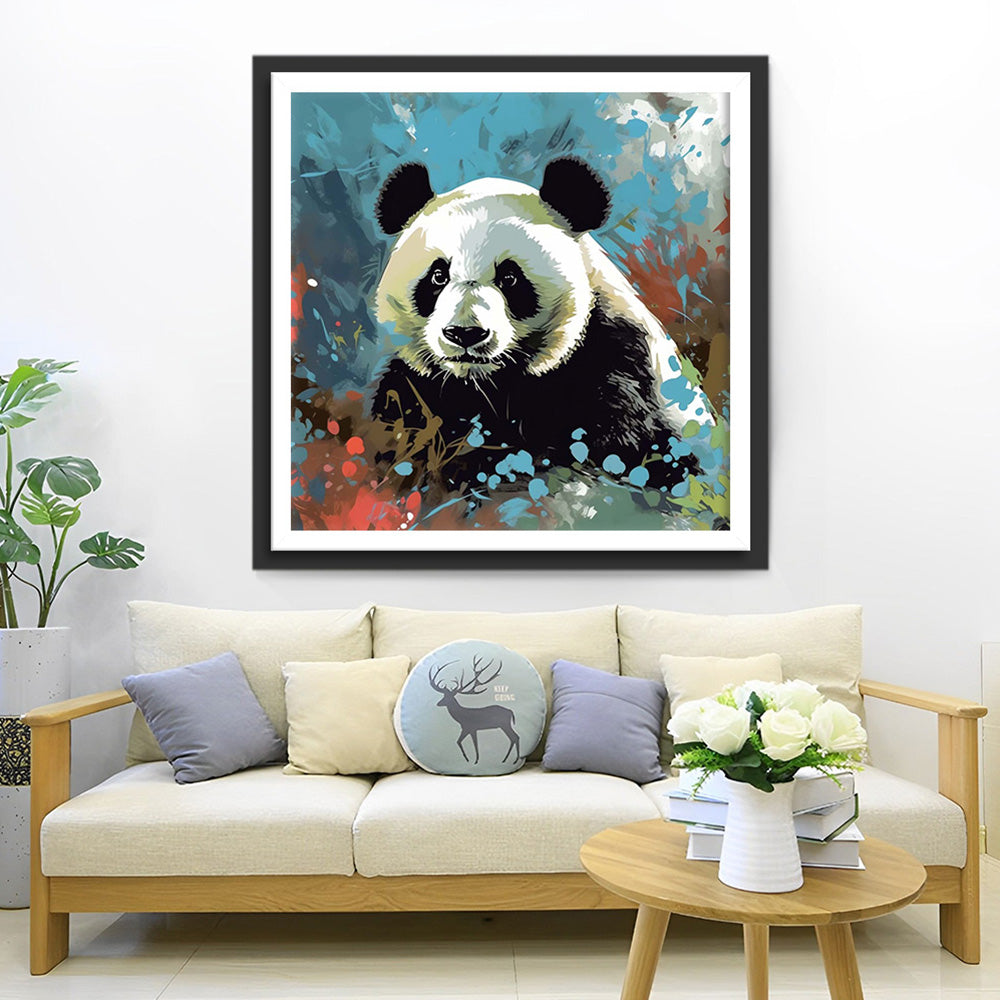 Panda-Blick Diamond Painting