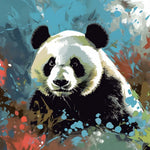 Panda-Blick Diamond Painting