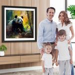 Panda im Bambuswald Diamond Painting