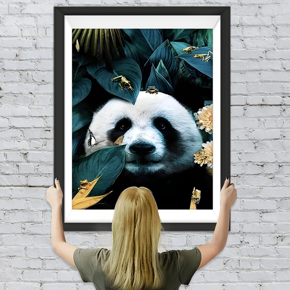 Panda im Regenwald Diamond Painting