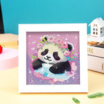 Panda-Prinzessin Mini-Kristallpünktchen Diamond Painting