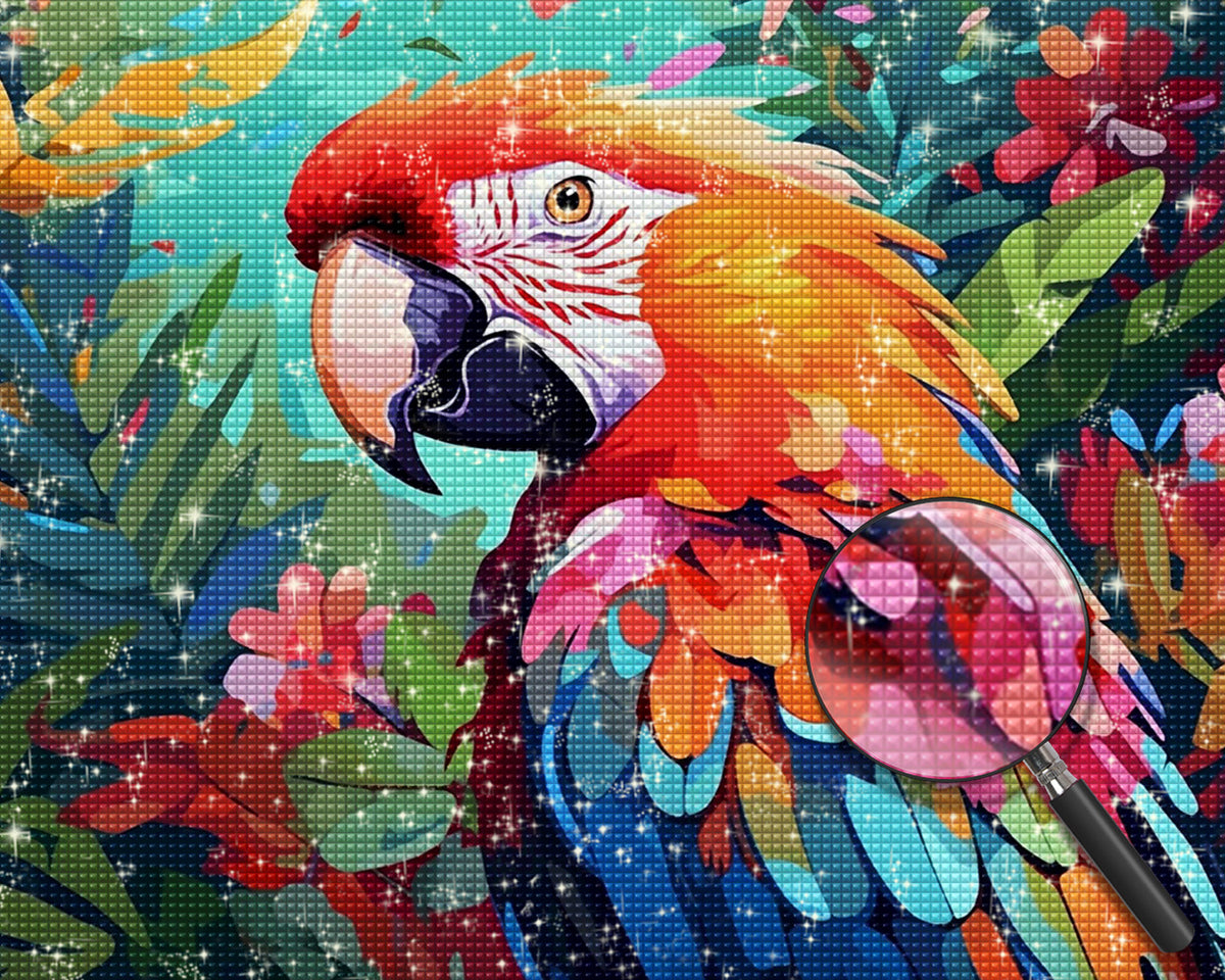 Papagei Diamond Painting