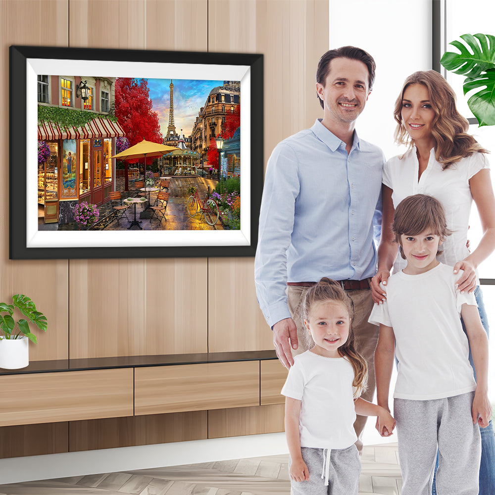 Pariser Stadtstraße Diamond Painting