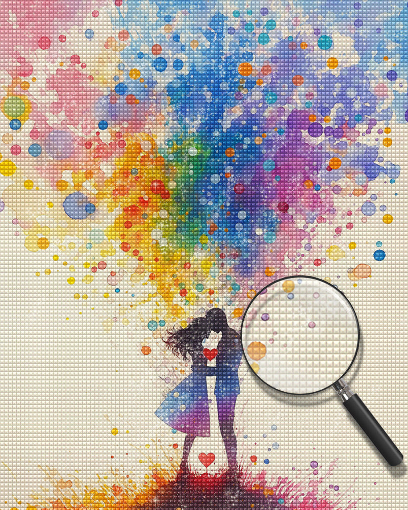 Perfekt verliebtes Paar Diamond Painting