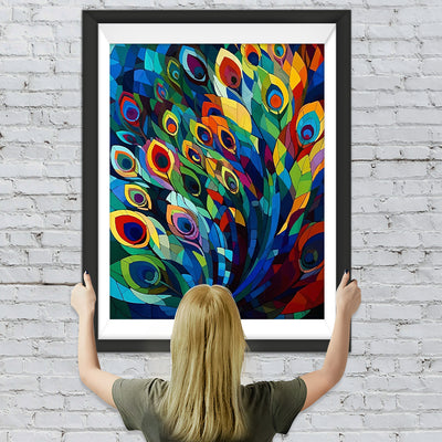 Pfauenfedern Diamond Painting