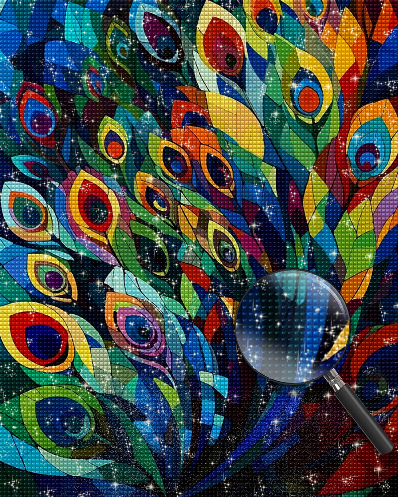 Pfauenfedern Diamond Painting
