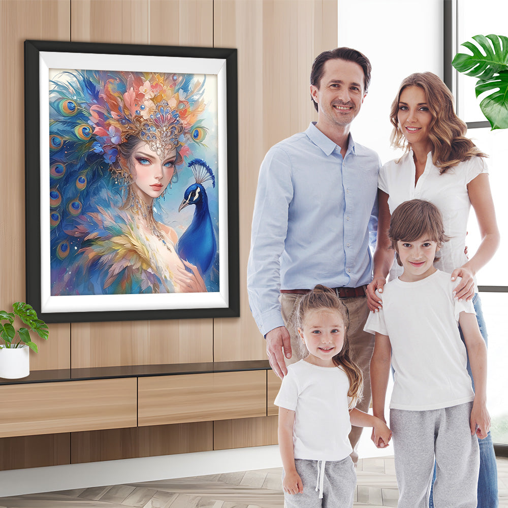 Pfauenkönigin Diamond Painting