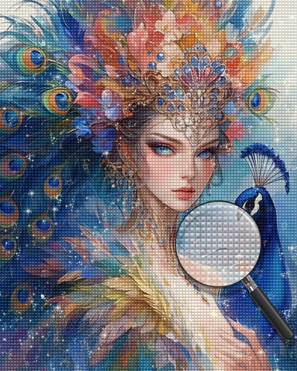 Pfauenkönigin Diamond Painting
