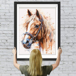 Pferd im Aquarell-Stil Diamond Painting