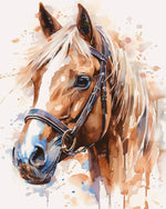 Pferd im Aquarell-Stil Diamond Painting