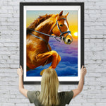 Pferd in den Wolken Diamond Painting