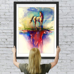 Pferd in Wasserfarben Diamond Painting