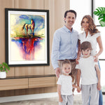 Pferd in Wasserfarben Diamond Painting