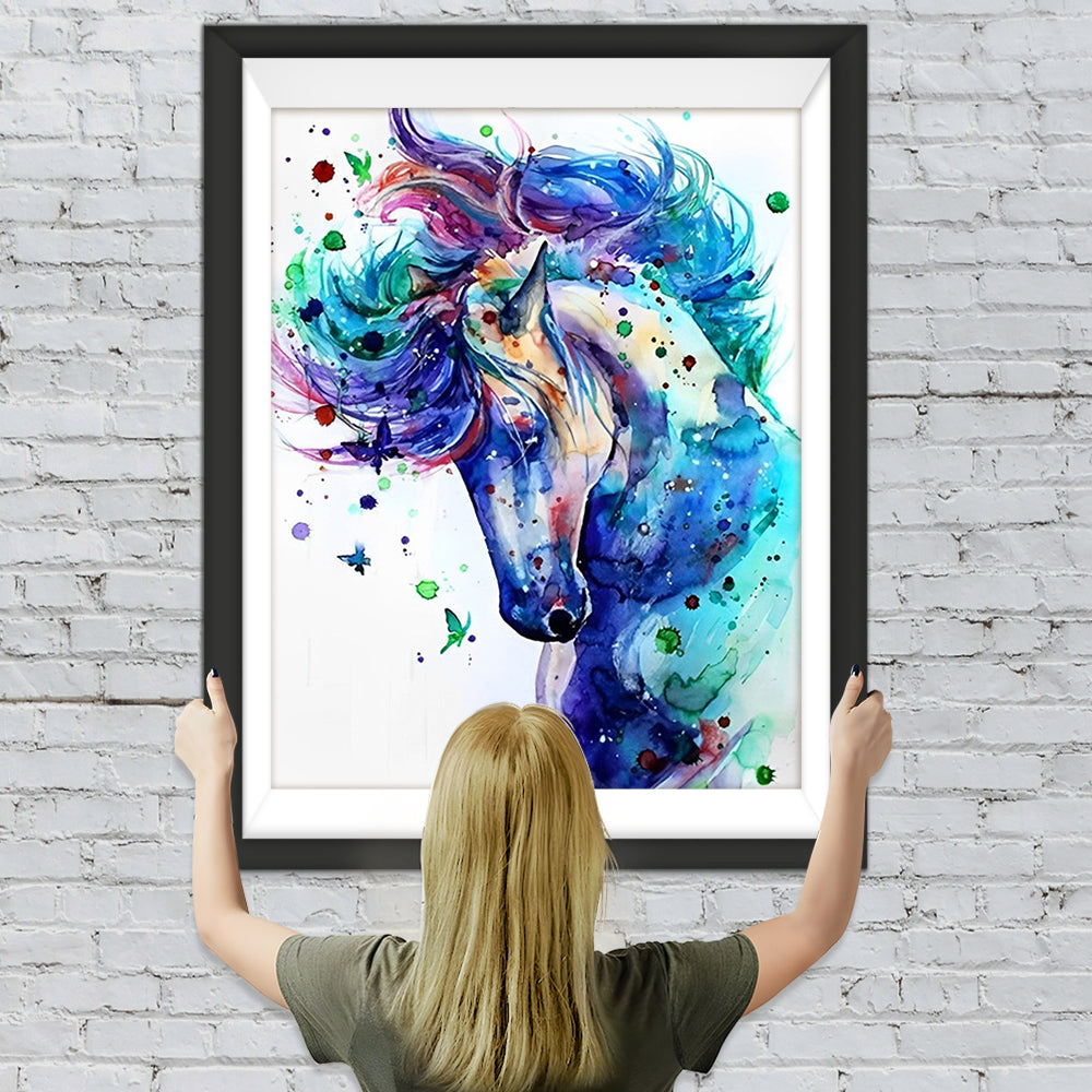 Pferd in Wasserfarben Diamond Painting