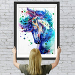 Pferd in Wasserfarben Diamond Painting