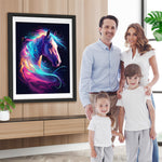 Pferd leuchtet im Dunkeln Diamond Painting