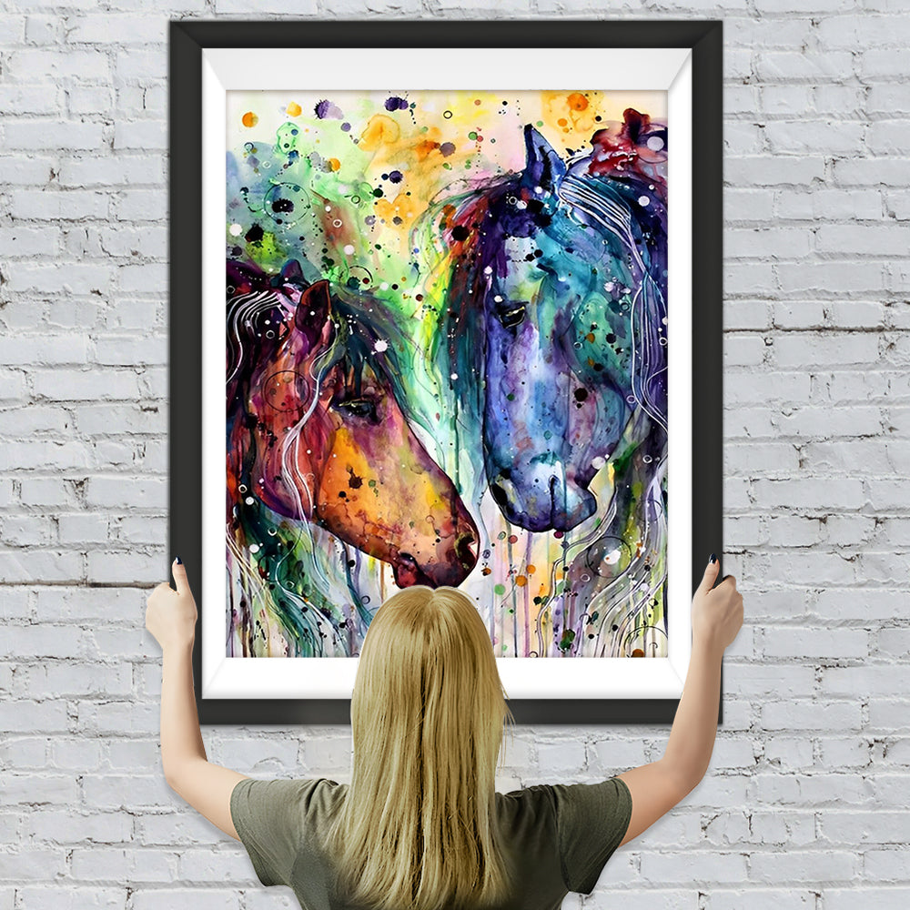 Pferdepaar Diamond Painting