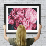 Pfingstrosen in voller Blüte Diamond Painting