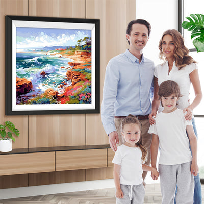 Pflanzen an der Küste Diamond Painting