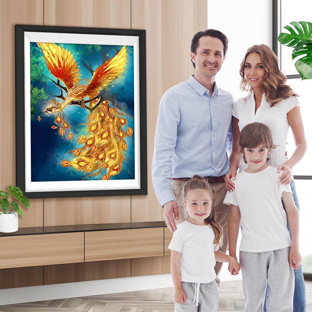 Phönix auf einem Baum Diamond Painting