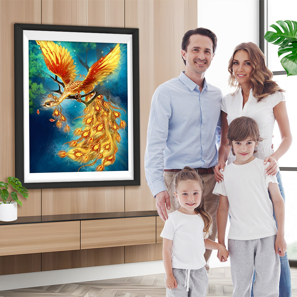 Phönix im Wald Diamond Painting