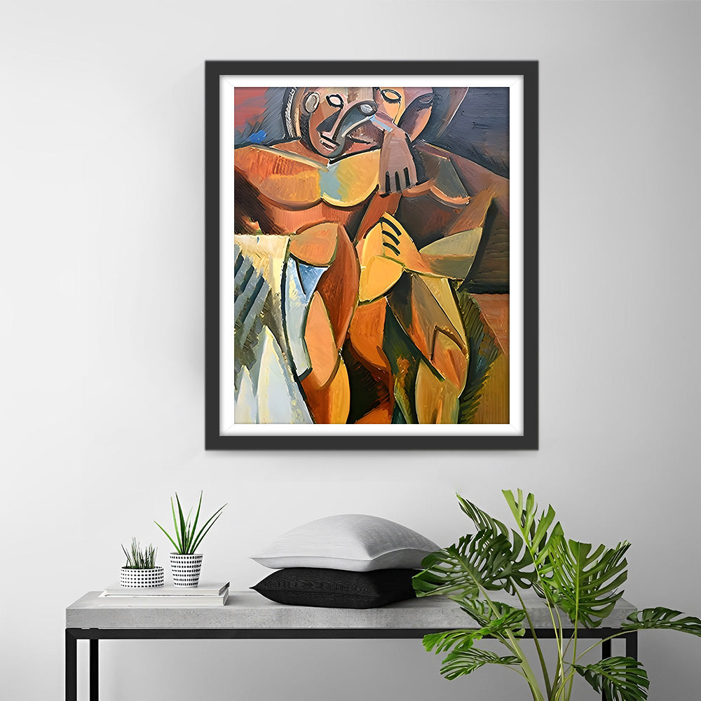 Picasso, Frauenakt mit erhobenen Händen Diamond Painting