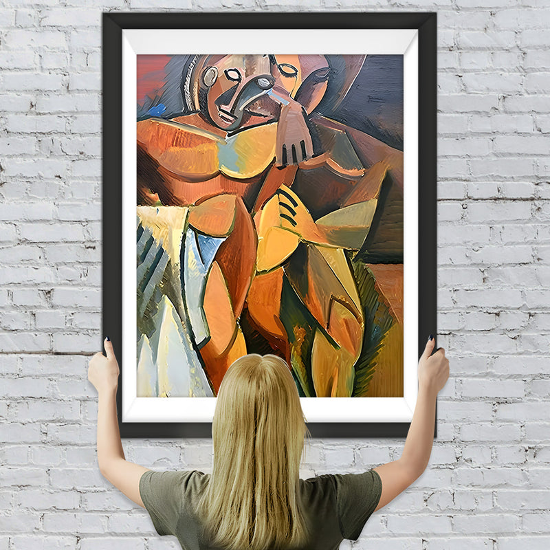 Picasso, Frauenakt mit erhobenen Händen Diamond Painting