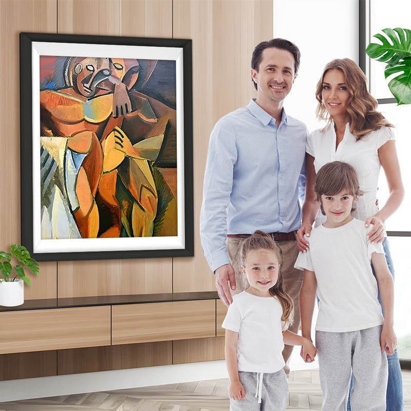 Picasso, Frauenakt mit erhobenen Händen Diamond Painting