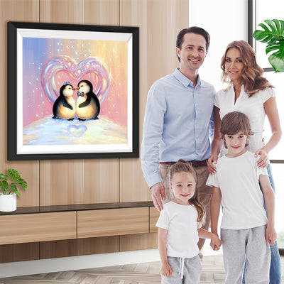 Pinguine Liebespaar Diamond Painting