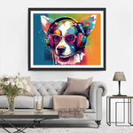 Pop-Art Bunter Hund Diamond Painting
