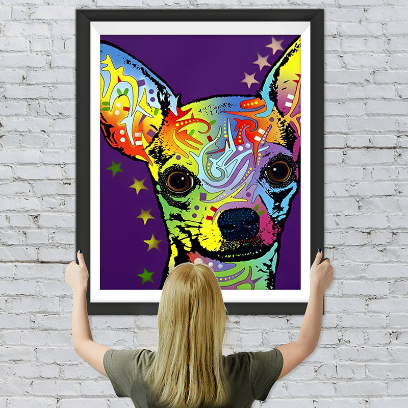 Pop Art Chihuahua Diamond Painting