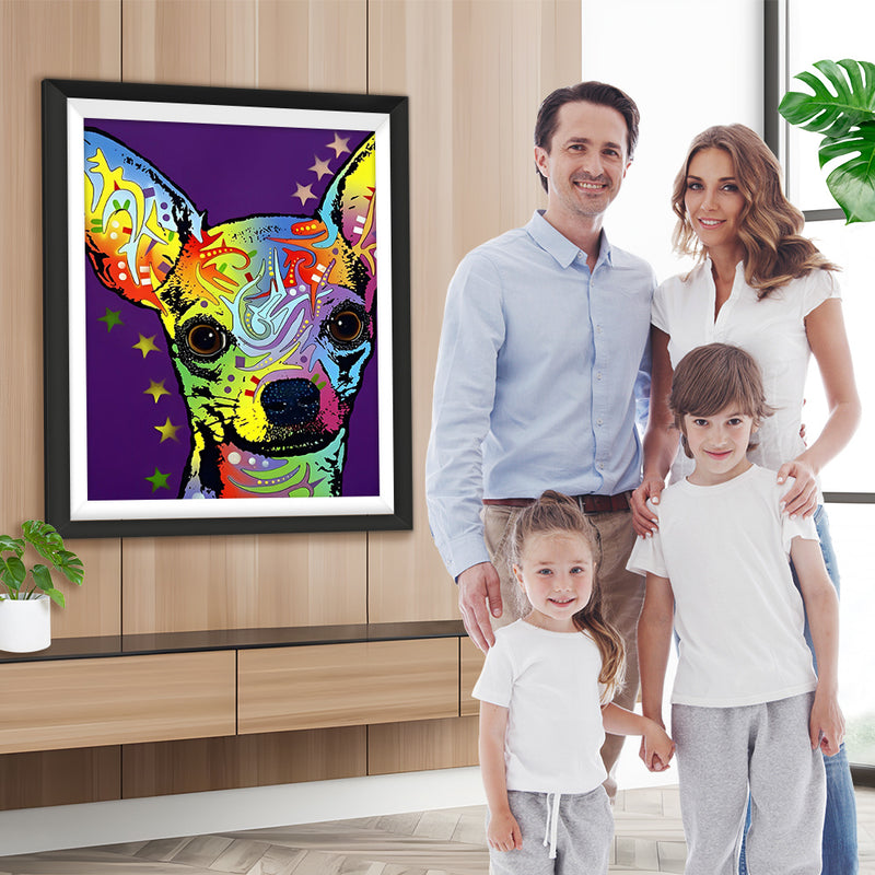Pop Art Chihuahua Diamond Painting