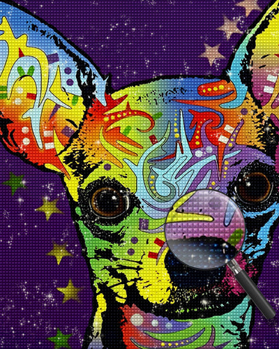 Pop Art Chihuahua Diamond Painting