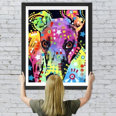 Pop Art Jack Russell Diamond Painting