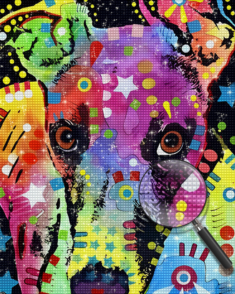 Pop Art Jack Russell Diamond Painting