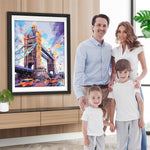 Pop Art London Tower Bridge Diamond Painting