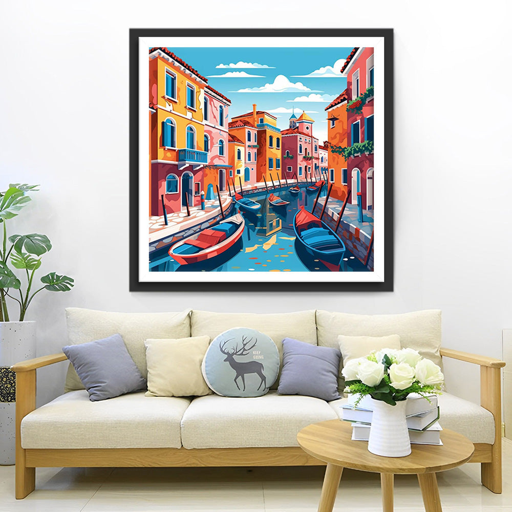 Pop Stil Venedig Diamond Painting