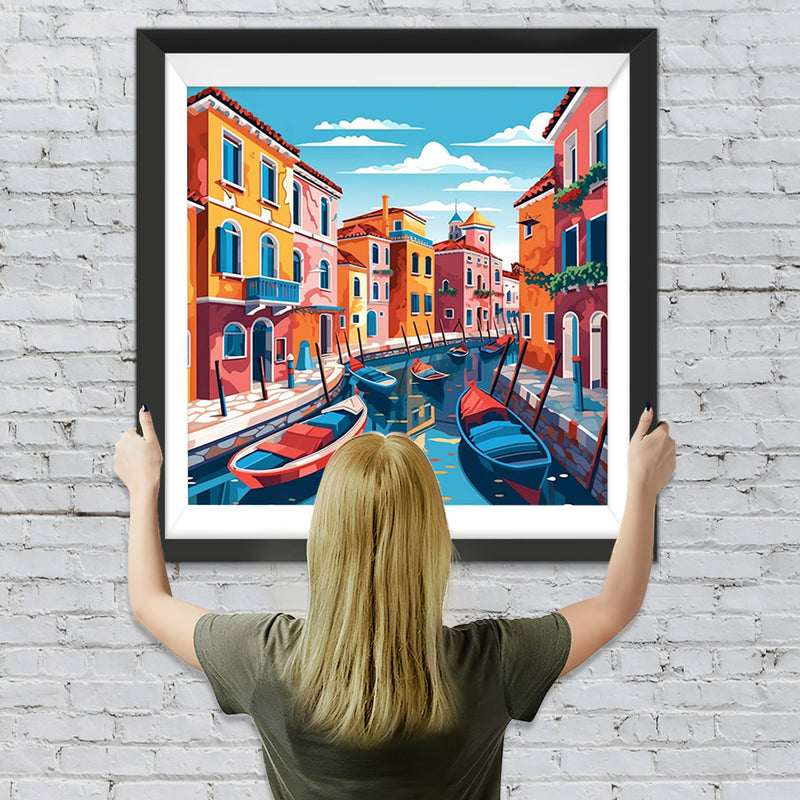 Pop Stil Venedig Diamond Painting